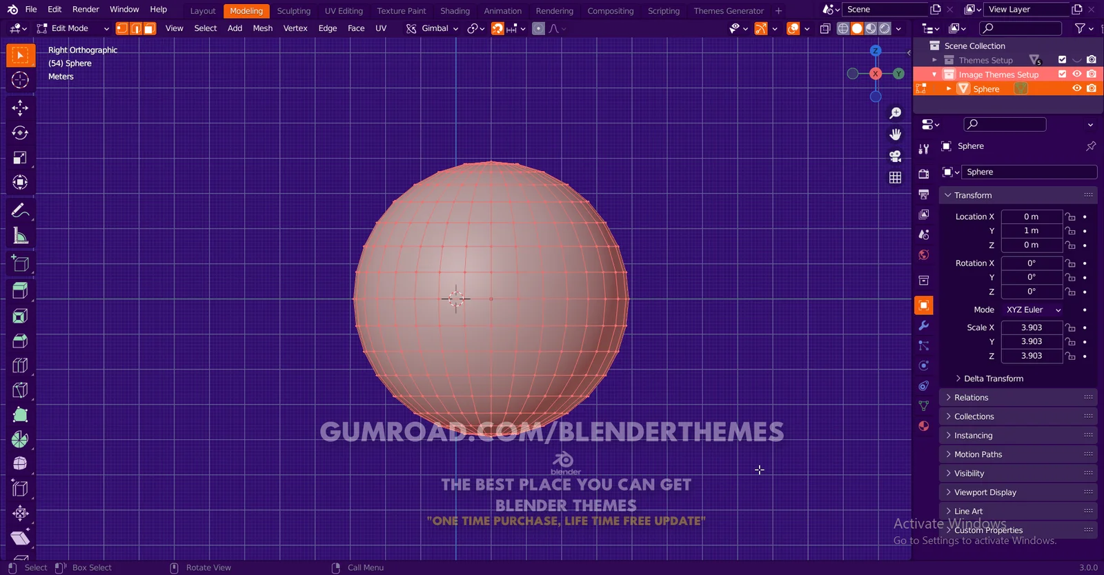 Blender Theme 0007 screenshot 3