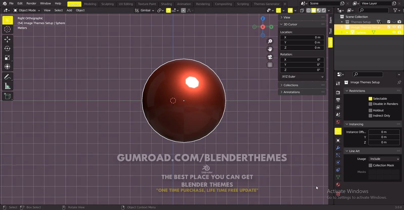 Blender Theme 0025 screenshot 3