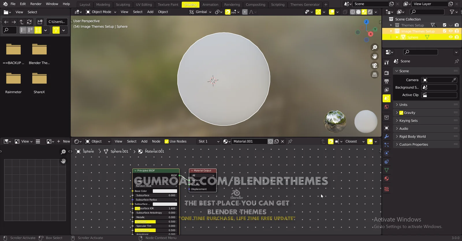 Blender Theme 0025 screenshot 8