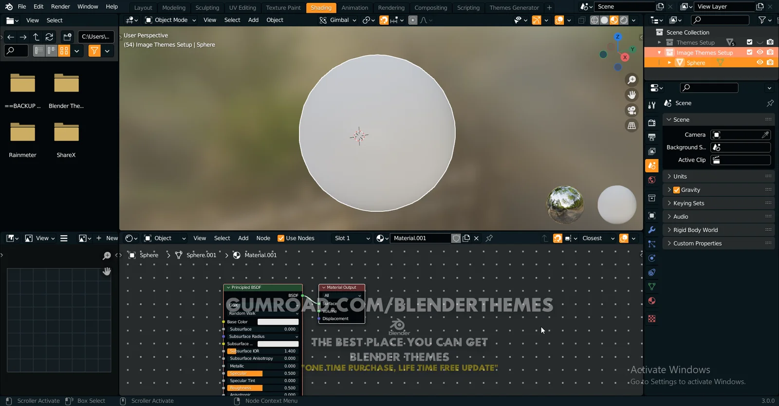 Blender Theme 0045 screenshot 6