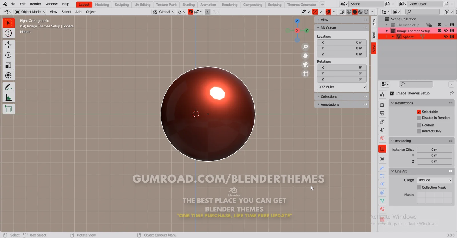 Blender Themes 0055 screenshot 3