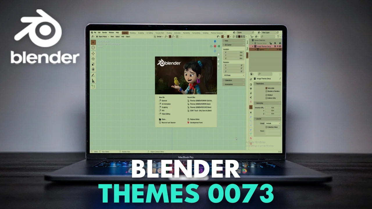 Blender Themes 0073 screenshot 2