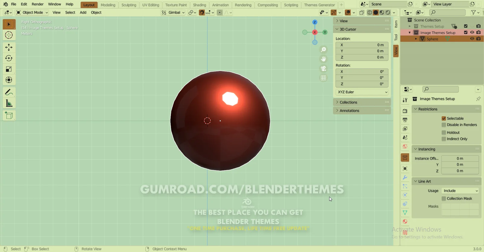 Blender Themes 0073 screenshot 3