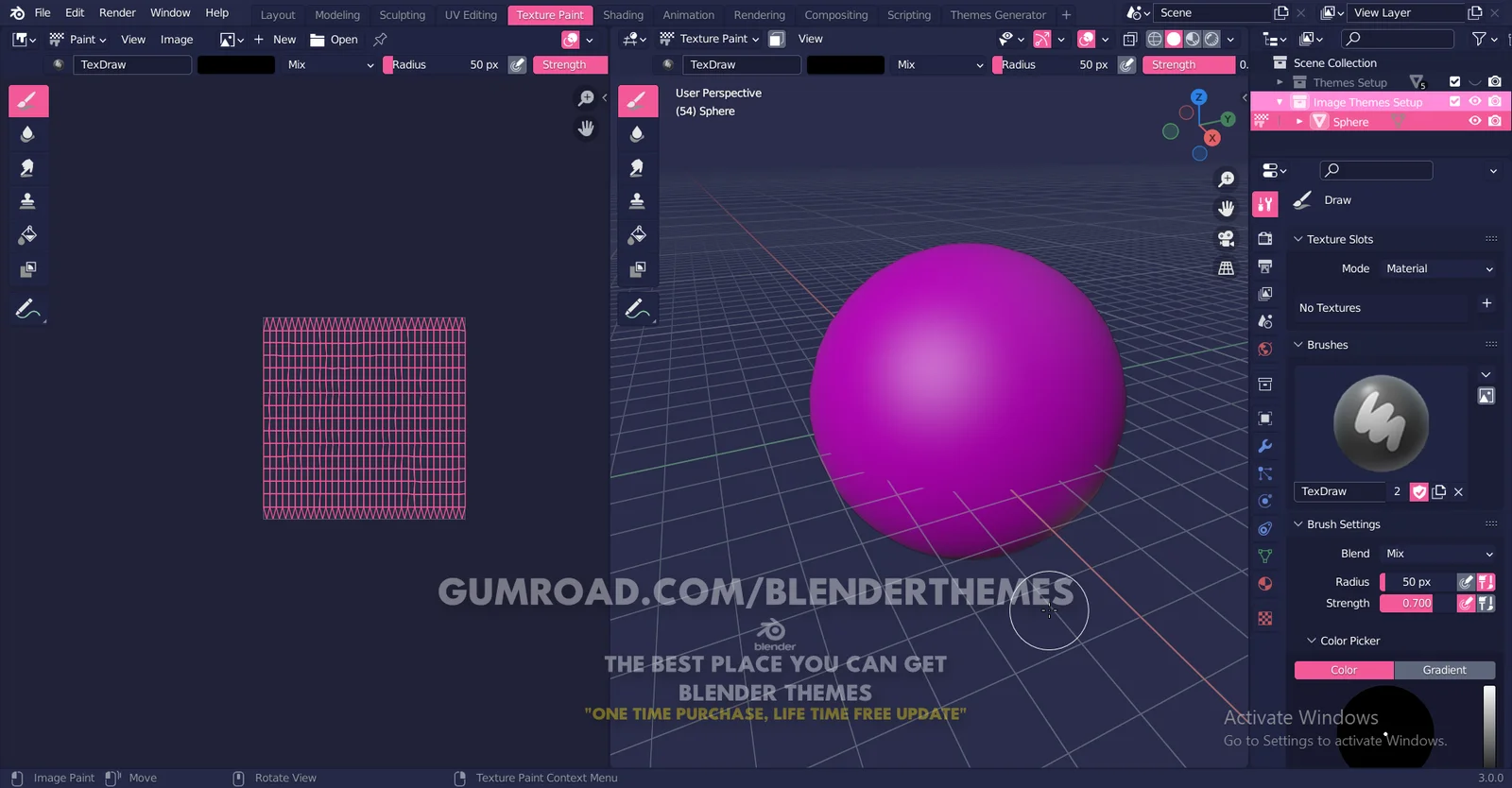 Blender Theme 0090 screenshot 3