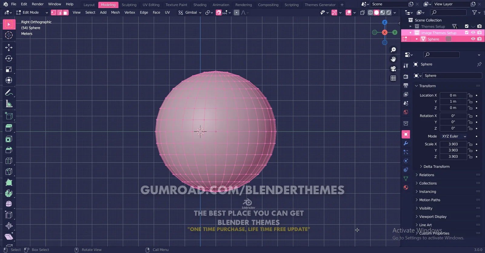 Blender Theme 0090 screenshot 5