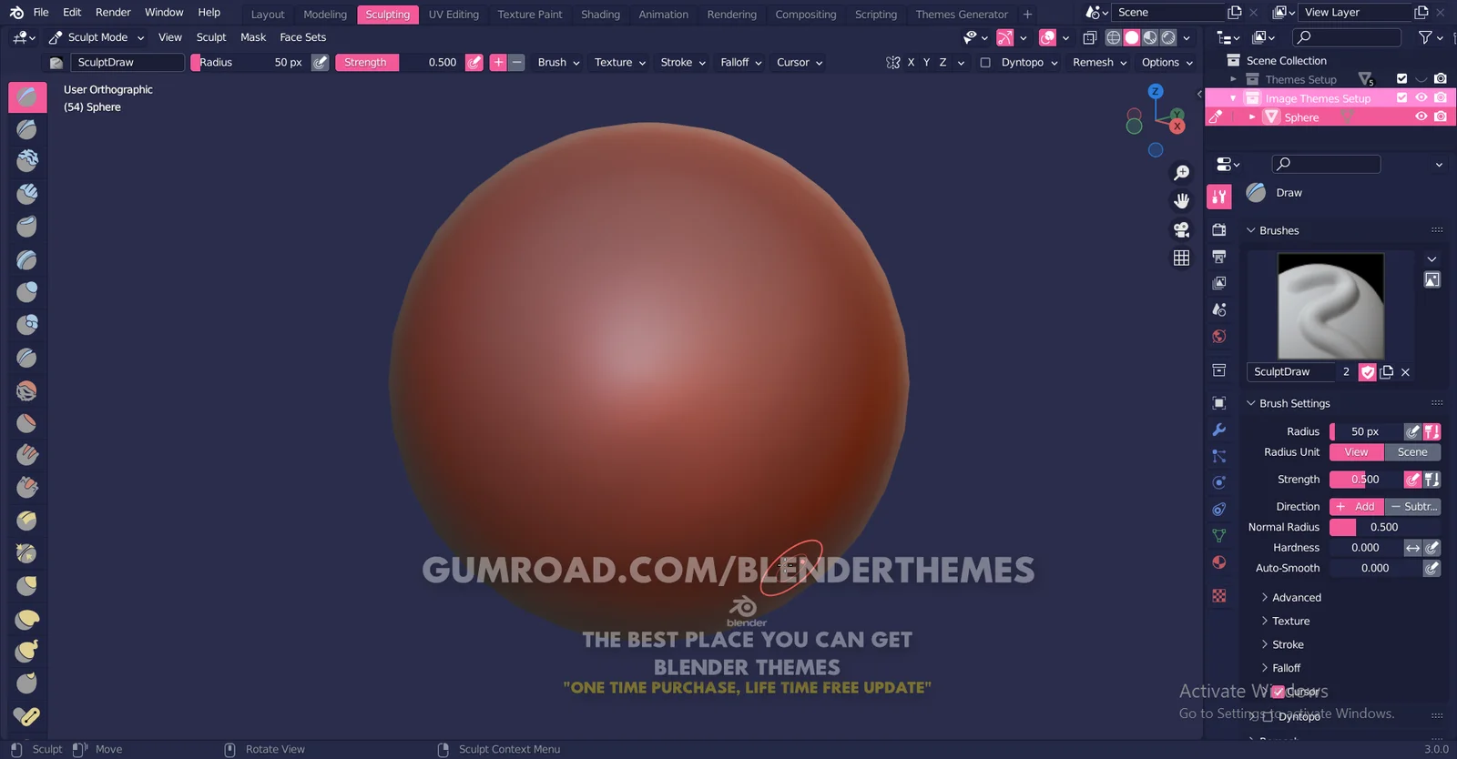 Blender Theme 0090 screenshot 6