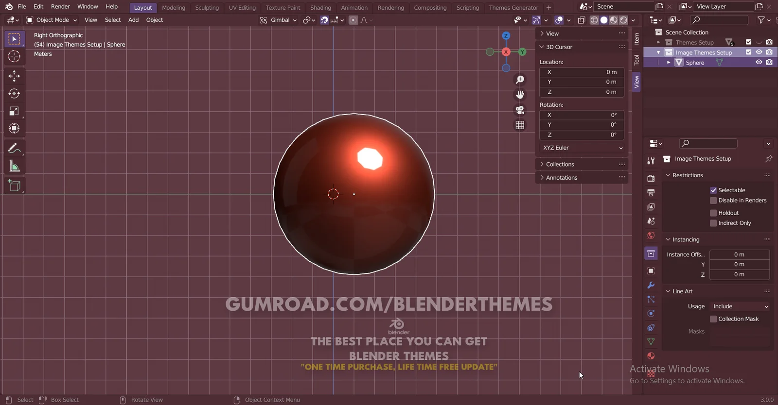 Blender Themes 0109 screenshot 6