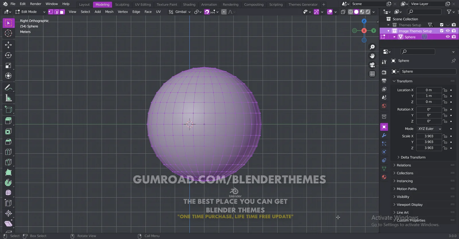 Blender Themes 0124 screenshot 2
