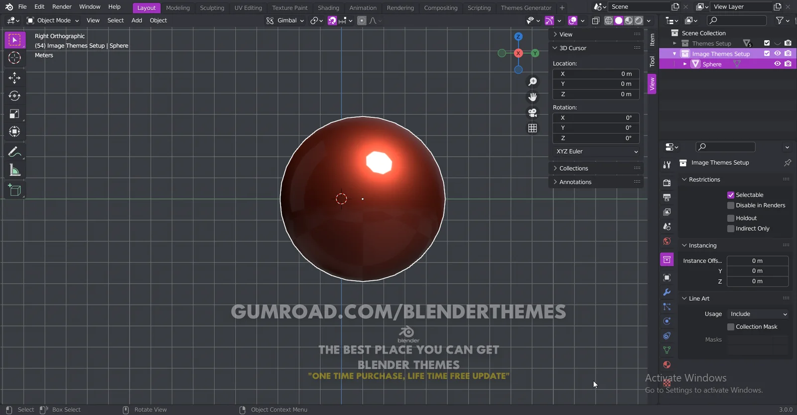 Blender Themes 0124 screenshot 6