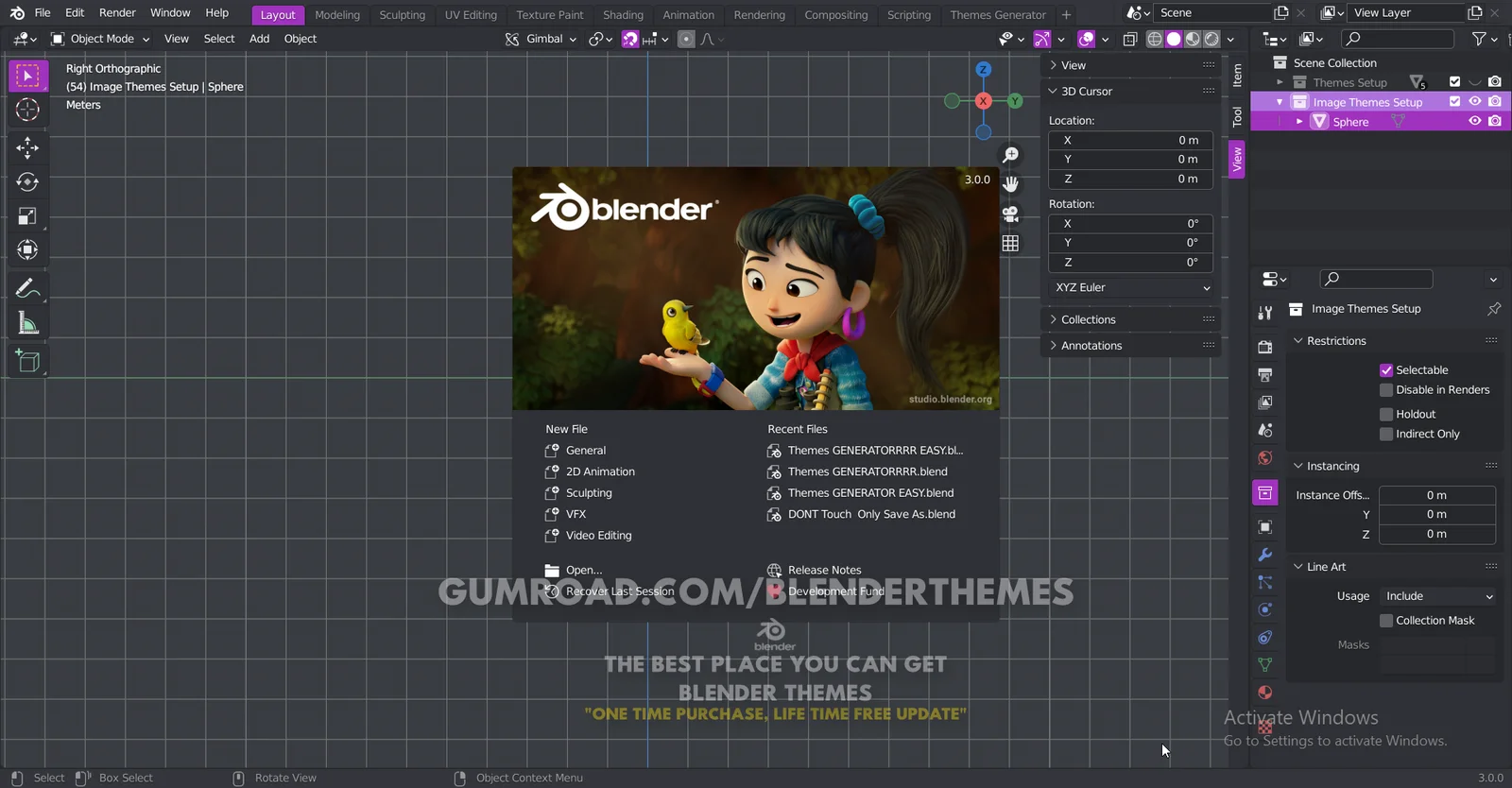 Blender Themes 0124 screenshot 7
