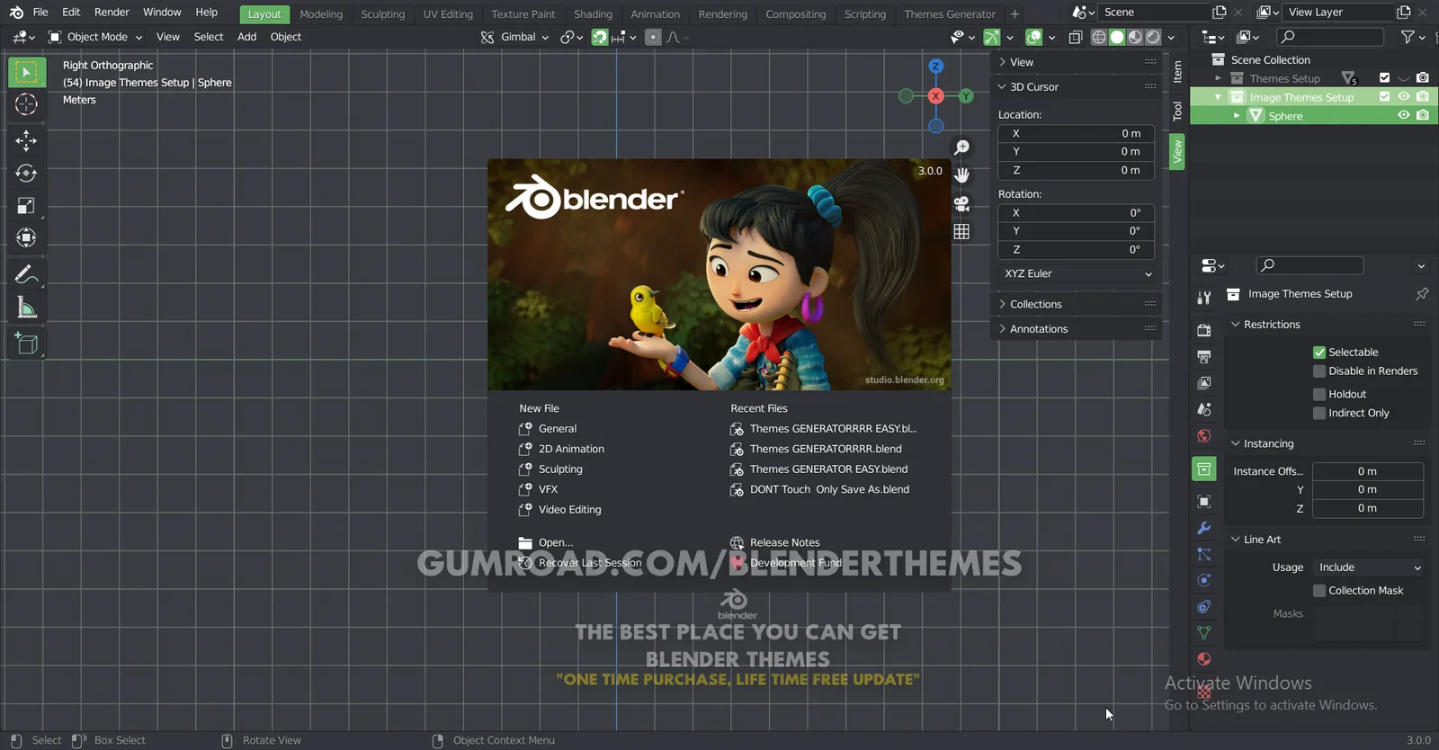 Blender Themes 0126 screenshot 5