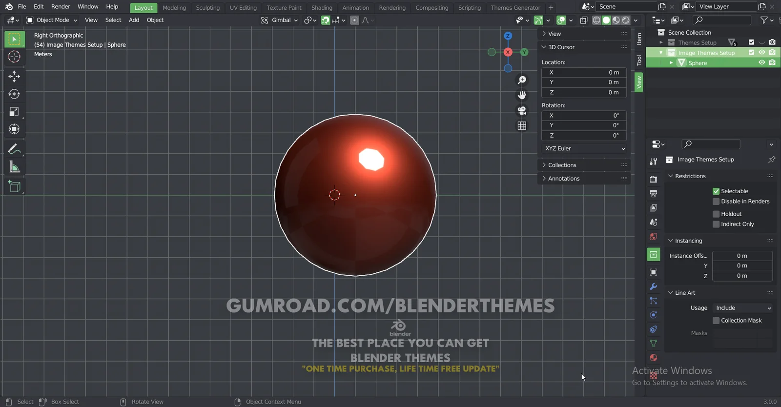 Blender Themes 0126 screenshot 6