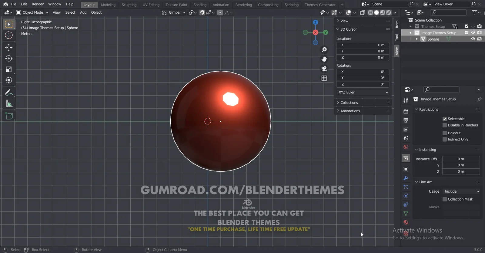 Blender Themes 0129 screenshot 8