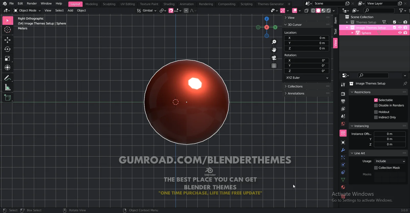 Blender Themes 0131 screenshot 3