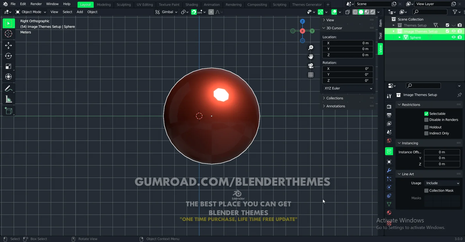 Blender Themes 0135 screenshot 3