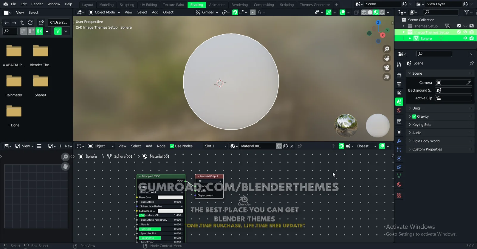 Blender Themes 0135 screenshot 7