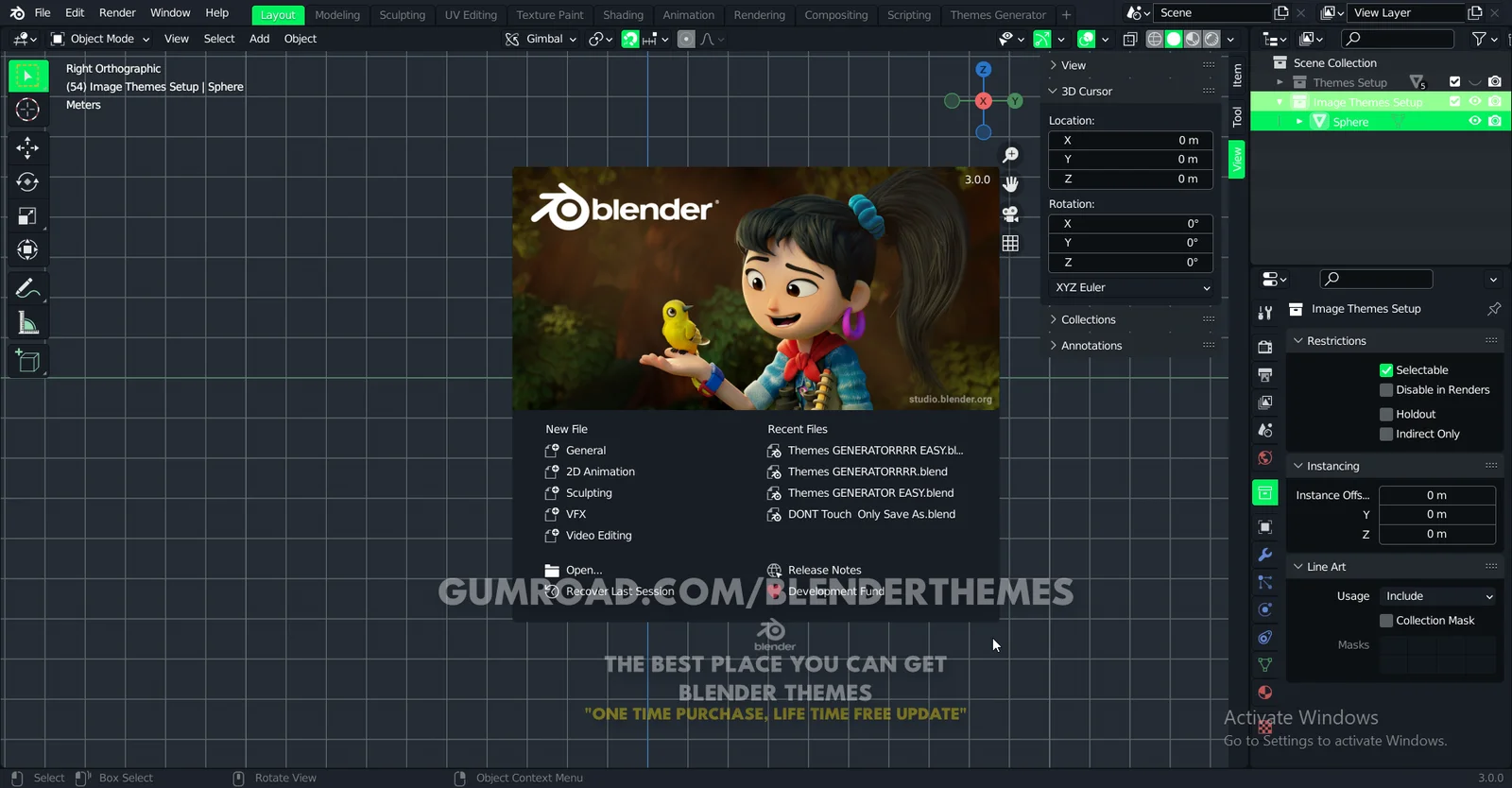 Blender Themes 0135 screenshot 8
