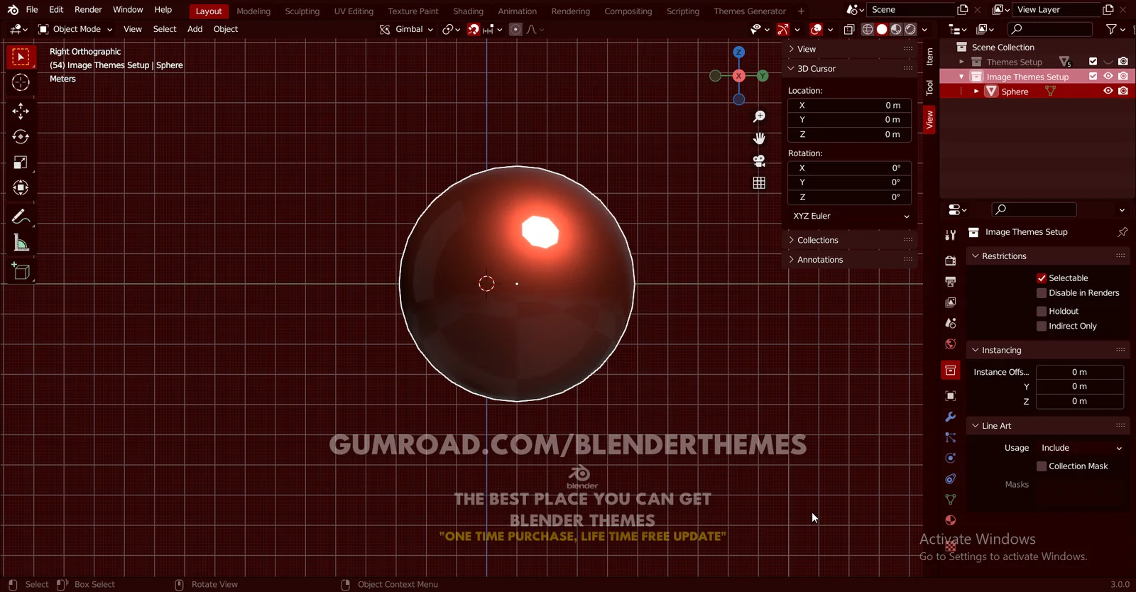 Blender Theme 0136 screenshot 2