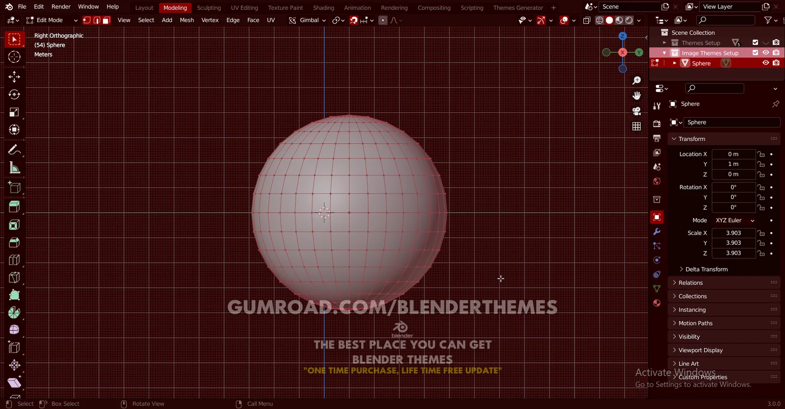 Blender Theme 0136 screenshot 6