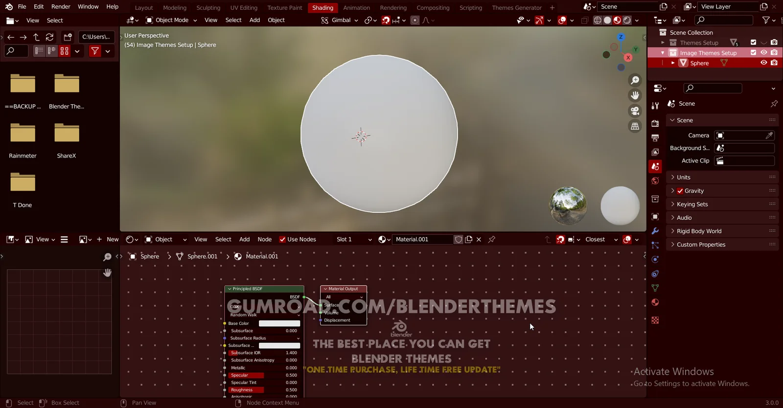 Blender Theme 0136 screenshot 7