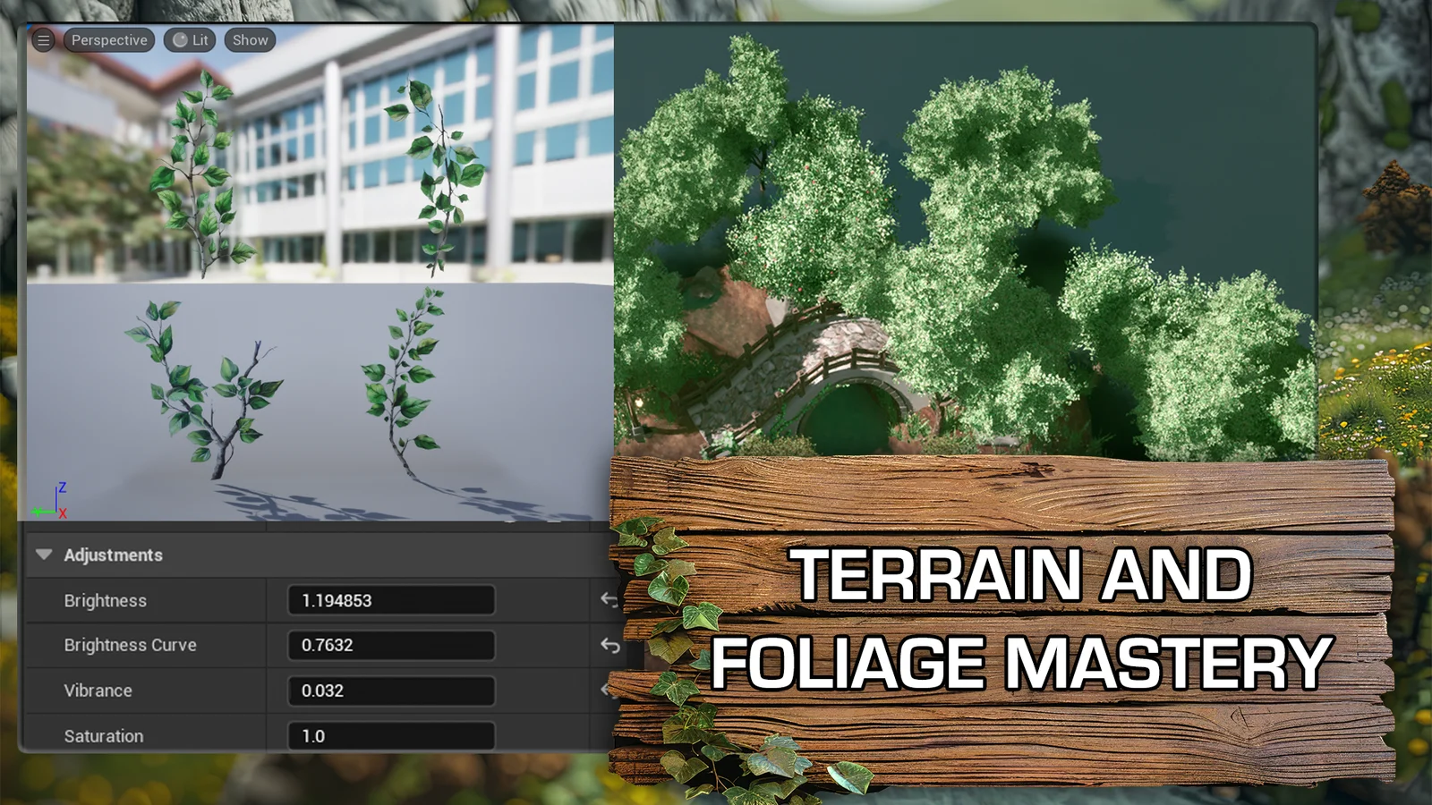 Blender to UE5: Fantasy River Diorama screenshot 3