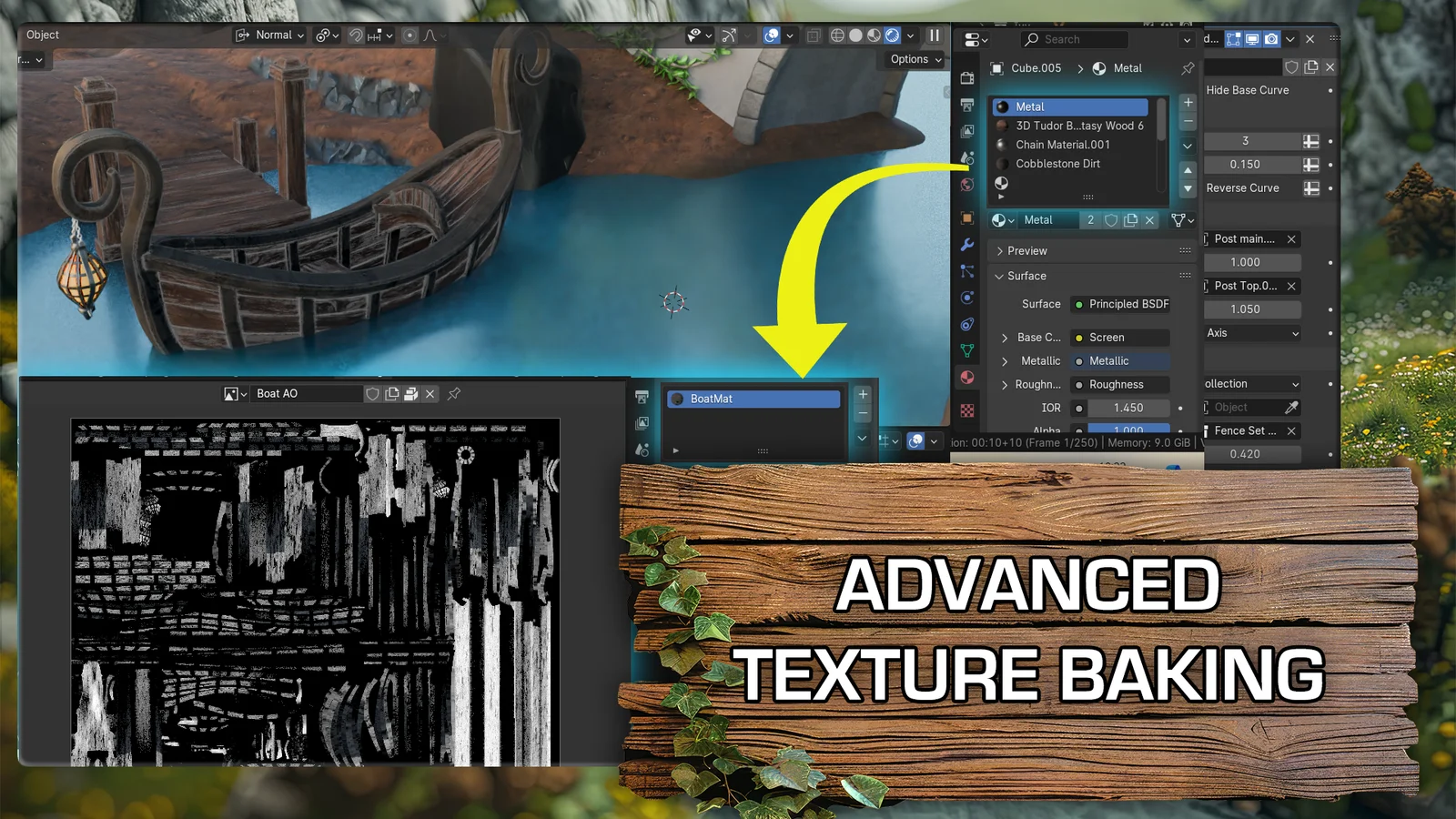 Blender to UE5: Fantasy River Diorama screenshot 4