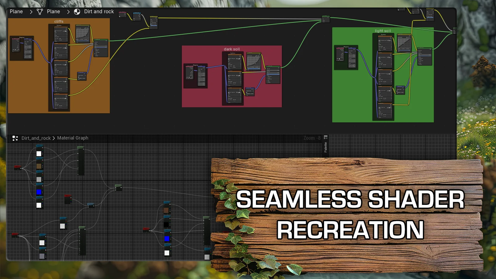 Blender to UE5: Fantasy River Diorama screenshot 5