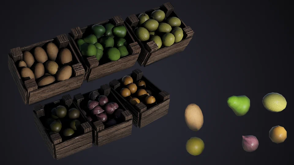 Medieval Market Stall Prop screenshot 3