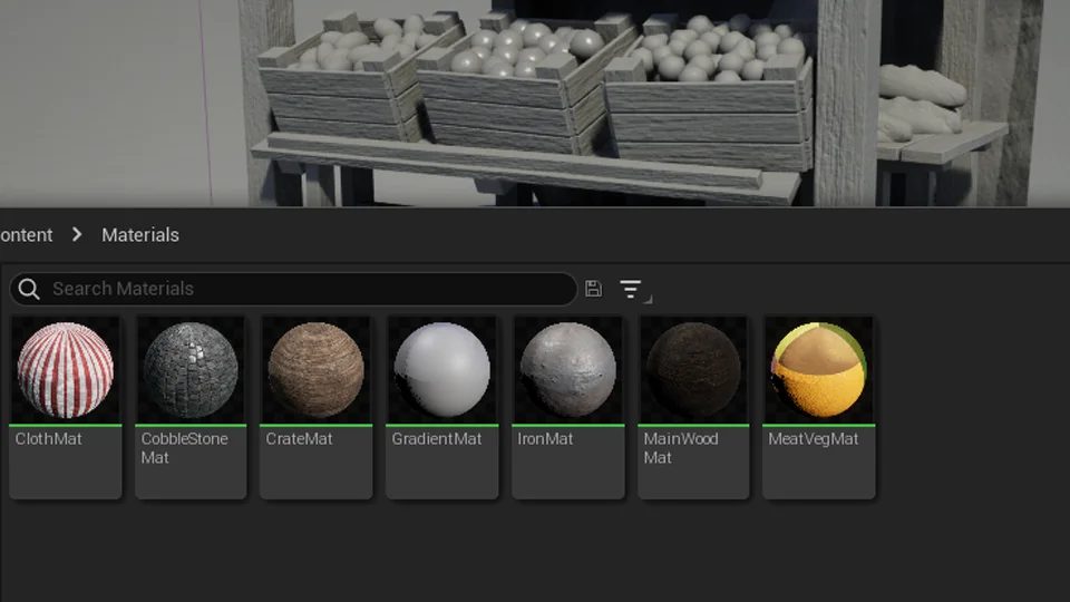 Medieval Market Stall Prop screenshot 8