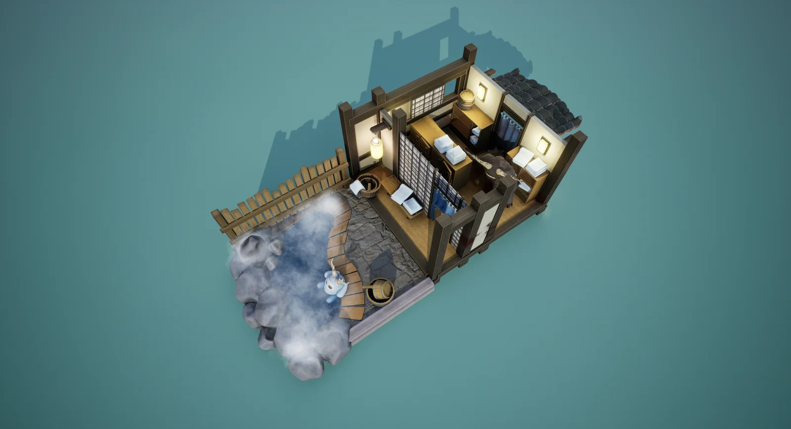 Stylized Monster Hot Springs screenshot 7