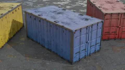Blender to Unreal Shipping Container - Blender tutorials & courses