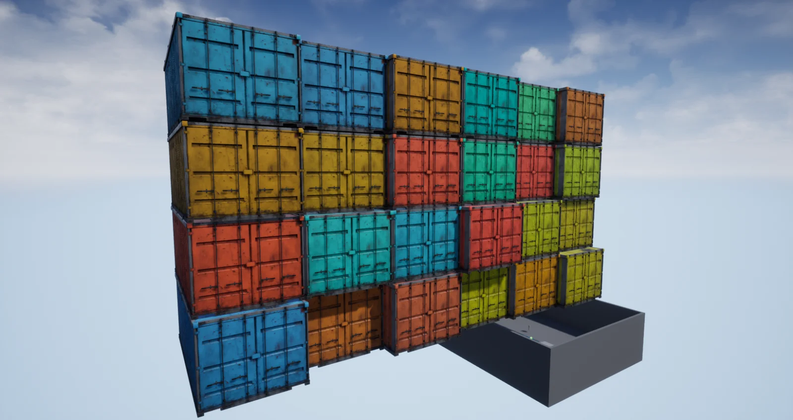 Blender to Unreal Shipping Container screenshot 4