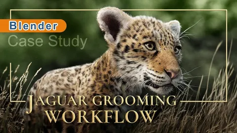 Jaguar Grooming Workflow - Blender tutorials & courses