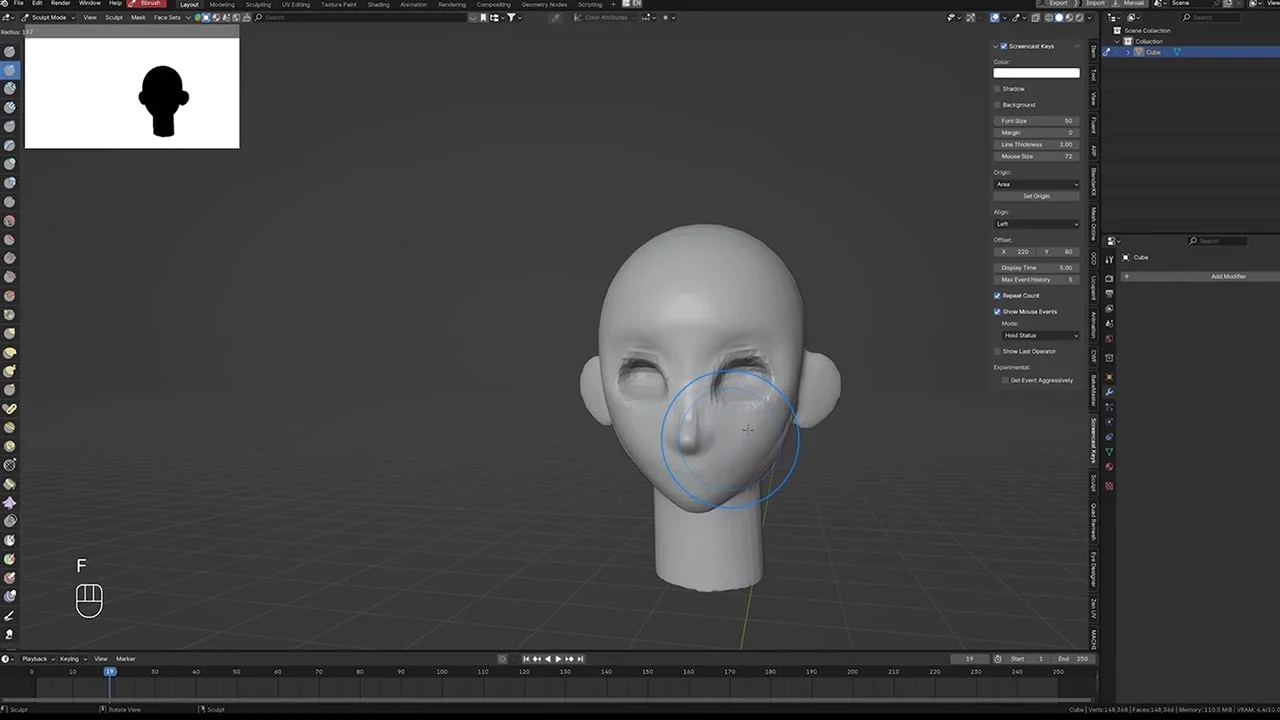 Stylized Punk Girl Tutorial screenshot 2