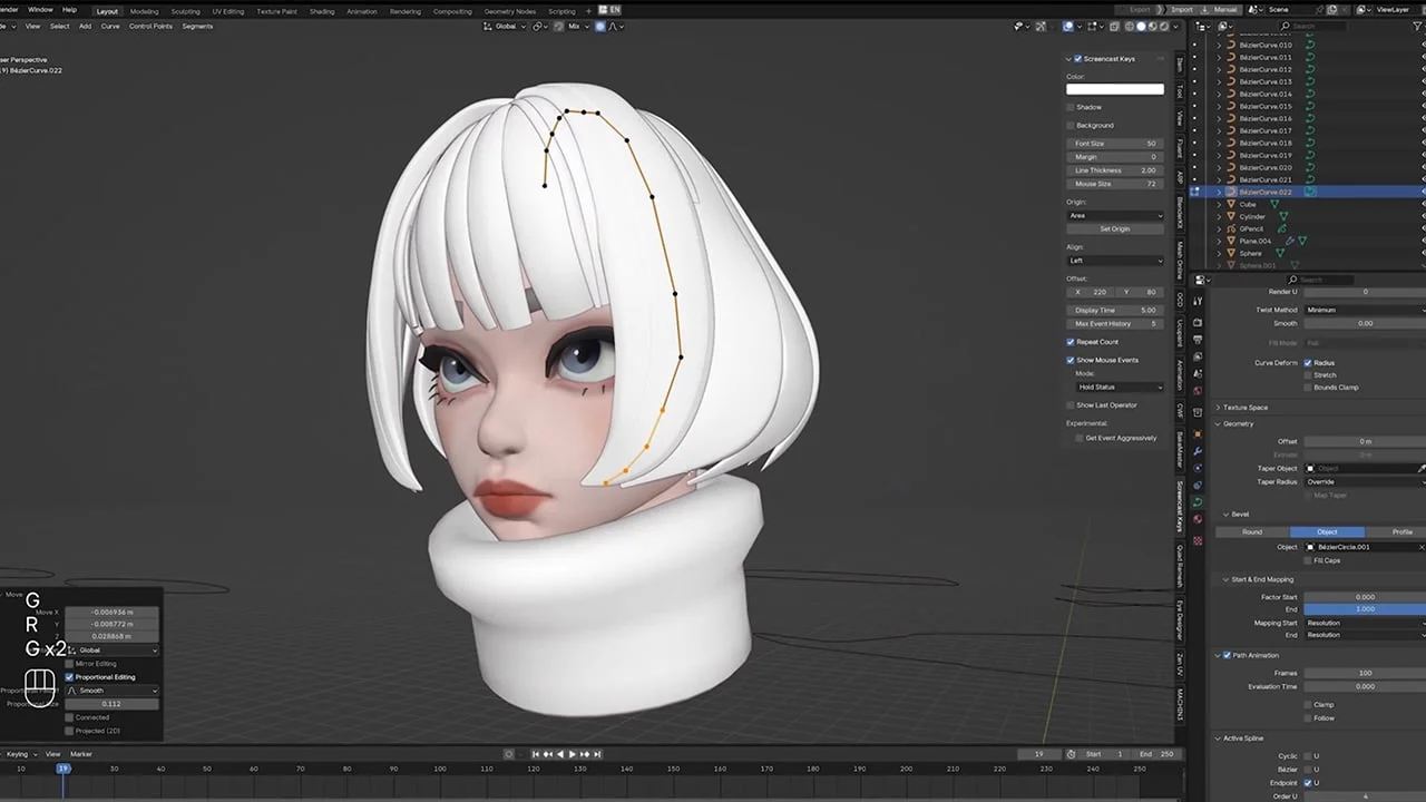 Stylized Punk Girl Tutorial screenshot 3