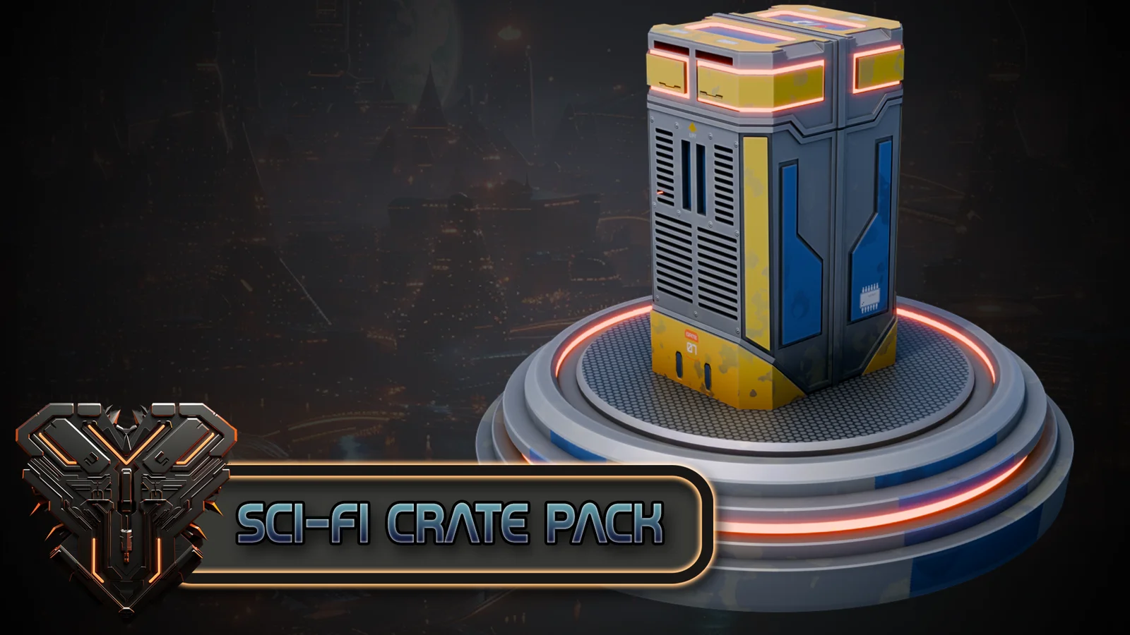Stylized Sci-Fi Crate Pack screenshot 5