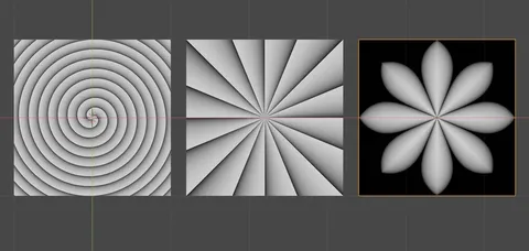 UV Polar Coordinates - Blender shaders