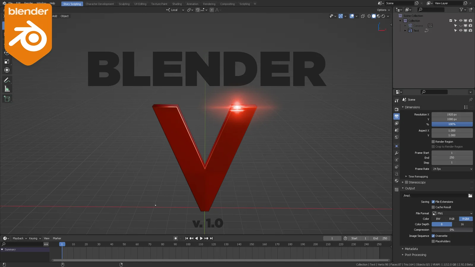 Blender V Dark Theme screenshot 2