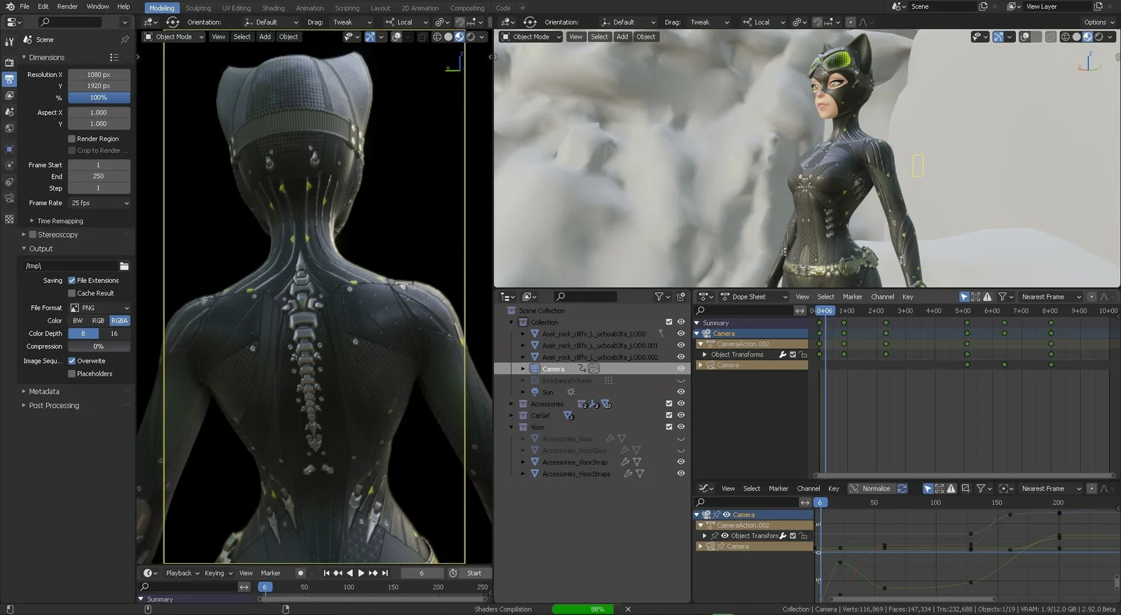 Blender V Dark Theme screenshot 3
