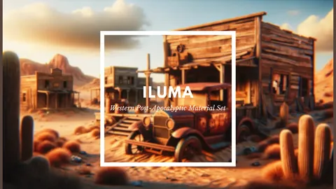 Western Post-Apocalyptic Materials - Blender shaders