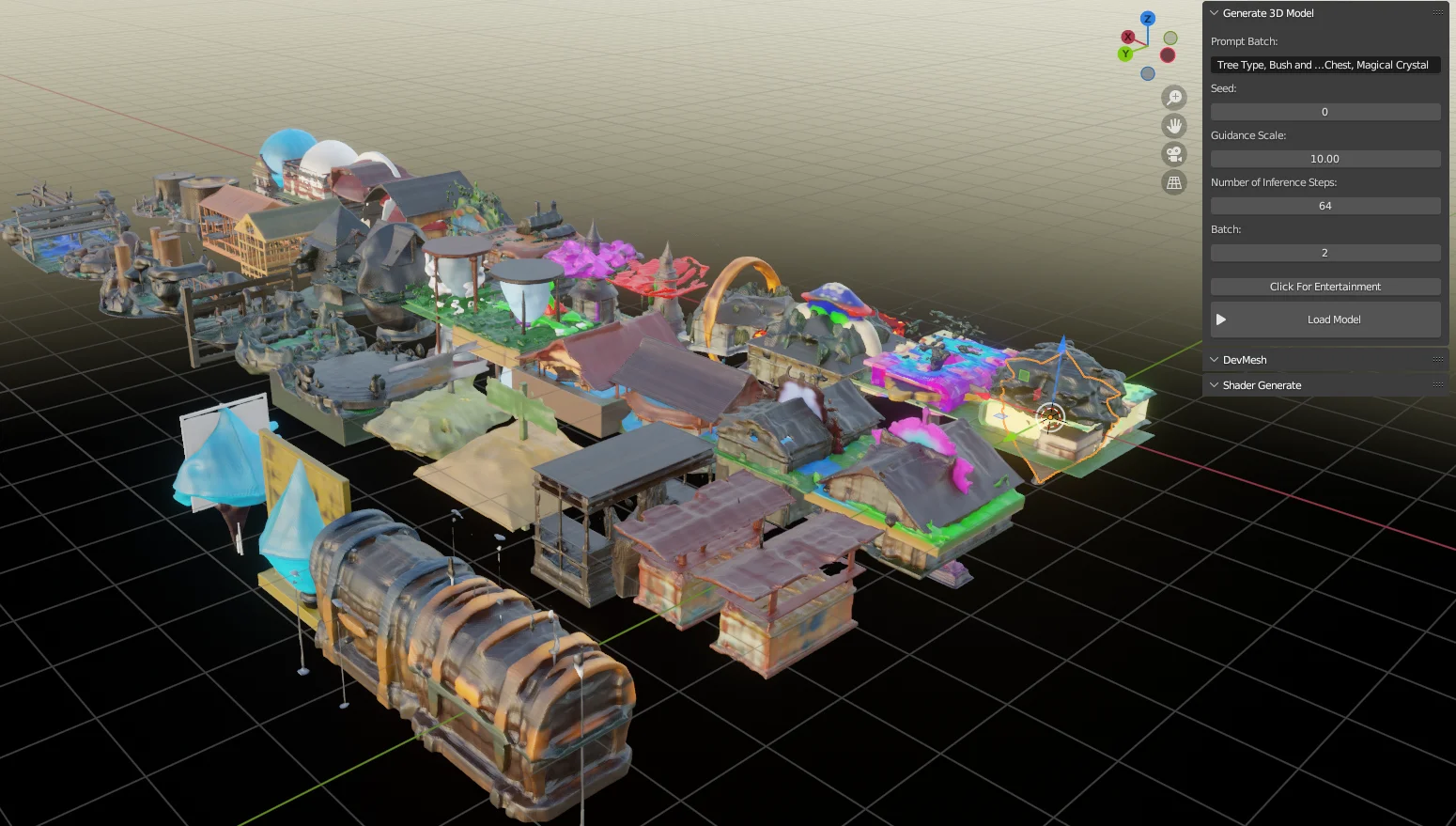 Blender Text To 3D AI Generator screenshot 2