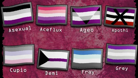 Ace-Umbrella Pride Pins - Blender 3d models