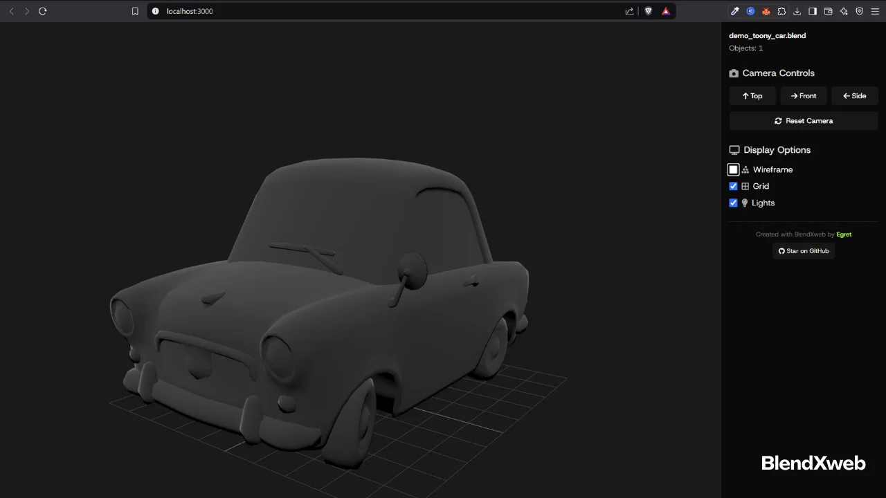 BlendXWeb screenshot 3
