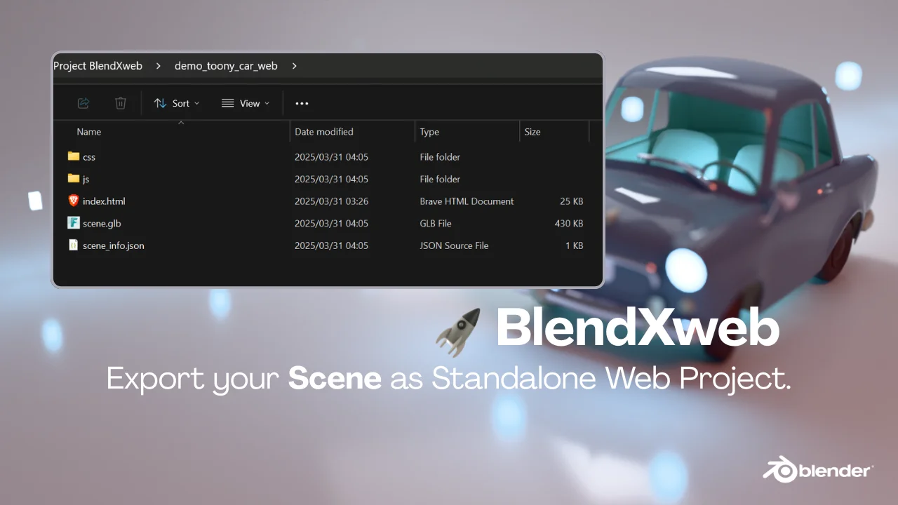 BlendXWeb screenshot 5
