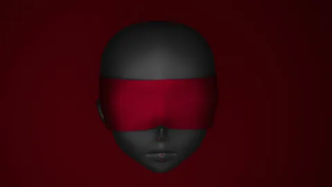 Blindfold and Face Piercings - Blender 3d models