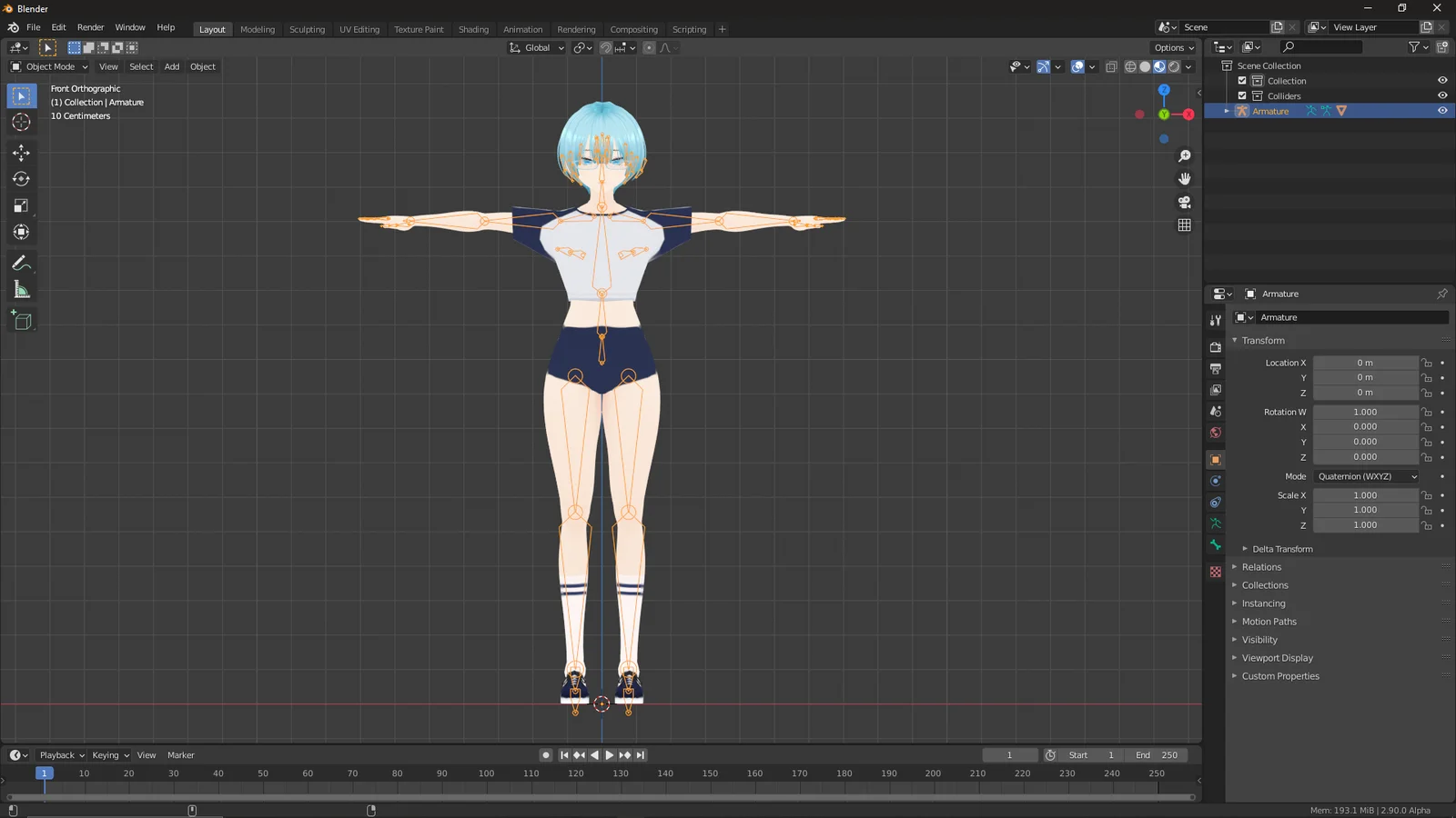 Blue Nerd Sports Girl screenshot 2