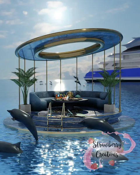 Blue Oasis - Blender scenes