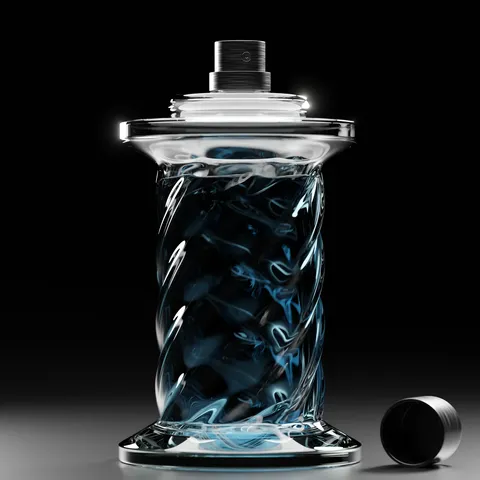 Blue Perfume - Blender 3d models