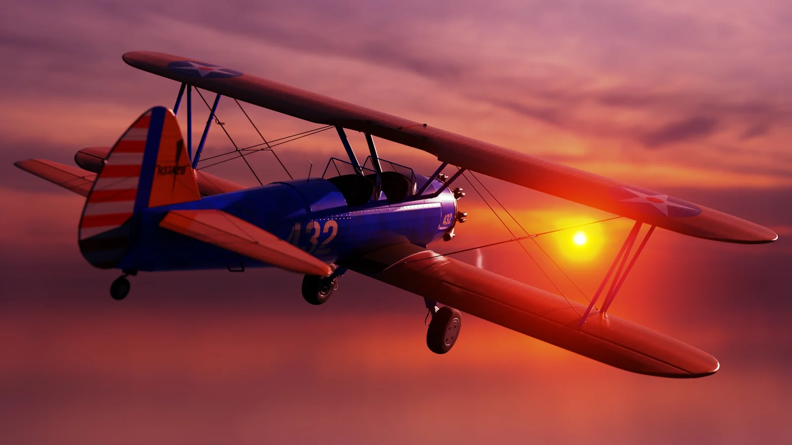 Boeing-Stearman Model 75 Biplane screenshot 4