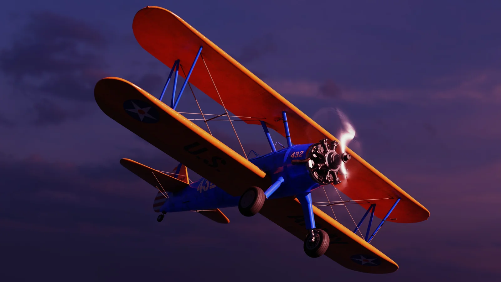 Boeing-Stearman Model 75 Biplane screenshot 5